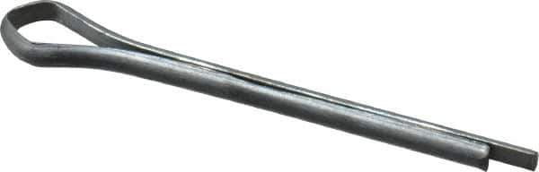 Value Collection - 1/16" Diam x 3/4" Long Extended Prong Cotter Pin - Grade 2, Zinc-Plated, Steel - All Tool & Supply