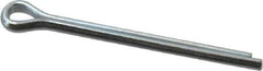 Value Collection - 1/8" Diam x 1-1/2" Long Extended Prong Cotter Pin - Grade 2, Zinc-Plated, Steel - All Tool & Supply