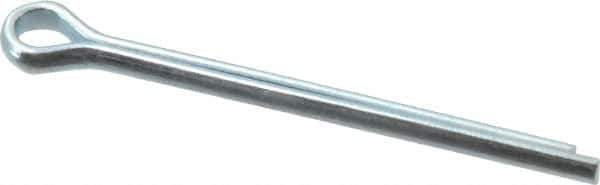 Value Collection - 5/32" Diam x 2" Long Extended Prong Cotter Pin - Grade 2, Zinc-Plated, Steel - All Tool & Supply