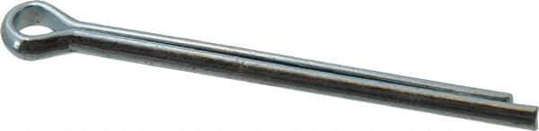 Value Collection - 3/16" Diam x 2-1/2" Long Extended Prong Cotter Pin - Grade 2, Zinc-Plated, Steel - All Tool & Supply