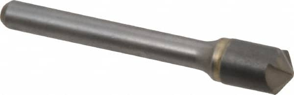 Hertel - 3/8" Head Diam, 1/4" Shank Diam, 4 Flute 120° Solid Carbide Countersink - All Tool & Supply