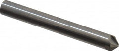 Hertel - 1/4" Head Diam, 1/4" Shank Diam, 4 Flute 100° Solid Carbide Countersink - All Tool & Supply