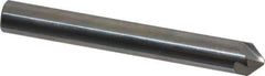 Hertel - 1/4" Head Diam, 1/4" Shank Diam, 4 Flute 90° Solid Carbide Countersink - 1-1/2" OAL, Straight Shank - All Tool & Supply