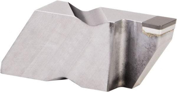 Kennametal - 4189NG EST Grade KB1630, 4.8mm Cutting Width PCBN Grooving Insert - 6.35mm Max Depth of Cut, Right Hand, 0.57mm Corner Radius, Uncoated - All Tool & Supply