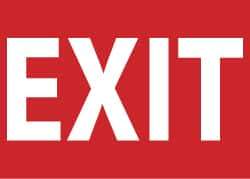 NMC - Exit, Aluminum Exit Sign - 14" Wide x 10" High - All Tool & Supply