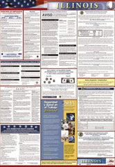 NMC - 27" Wide x 39" High Laminated Paper Labor Law Information Poster - 0.01" Thick, Spanish - All Tool & Supply