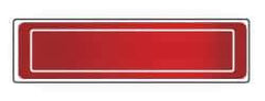 NMC - Reflective Strip - Red, For Accident Prevention - All Tool & Supply