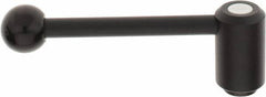 KIPP - 5/8-11, 1.3" Hub Diam, Steel Heavy Duty Adjustable Tension Lever with Internal Thread - 5.3" OAL, 1.85" High, 0.91" Hole Depth - All Tool & Supply