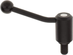 KIPP - 3/4-10, 1.61" Hub Diam, Steel Threaded Stud Adjustable Tension Lever with 20° Handle - 1.18" Stud Length, 5.06" OAL, 3.52" High - All Tool & Supply