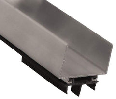 Pemko - Door Bottom Shoe Sweeps & Seal - Vinyl, 1-13/16" High, Mill Finish Aluminum Coated - All Tool & Supply