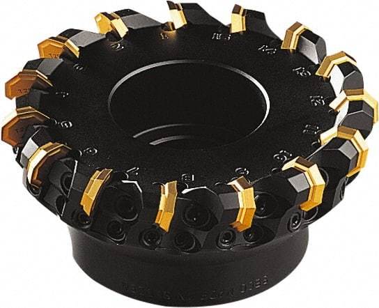 Seco - 75mm Cut Diam, 22mm Arbor Hole, 5mm Max Depth of Cut, 43° Indexable Chamfer & Angle Face Mill - 6 Inserts, OF.. 0704 Insert, Right Hand Cut, 6 Flutes, Series OctoMill - All Tool & Supply