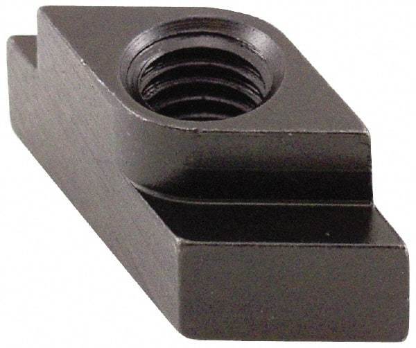 Gibraltar - 3/4-10 Blind Tapped Quarter Turn T Slot Nut - 1" Slot Width, 1 x 0.615" Base Width x Height, 1-3/4 x 1" OAL x Height - All Tool & Supply