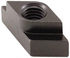 Jergens - 1/2-13 Tapped Through Quarter Turn T Slot Nut - 5/8" Slot Width, 5/8 x 11/32" Base Width x Height, 1 x 5/8" OAL x Height - All Tool & Supply