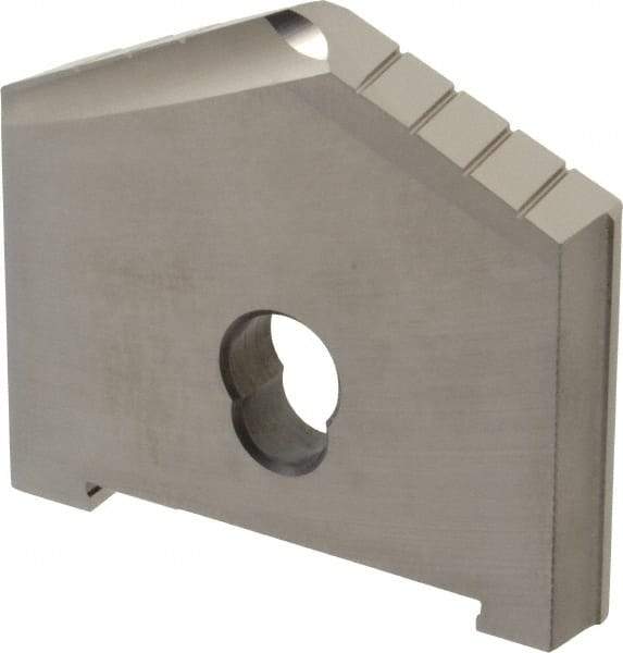 Allied Machine and Engineering - 3" Diam x 7/16" Thick, Seat Code E, 130° Included Angle Spade Drill Insert - Uncoated Powdered Metal, Powdered Metal, Series E - All Tool & Supply