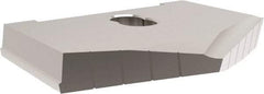 Allied Machine and Engineering - 7" Diam x 11/16" Thick, Seat Code H, 130° Included Angle Spade Drill Insert - Uncoated Powdered Metal, Powdered Metal, Series H - All Tool & Supply