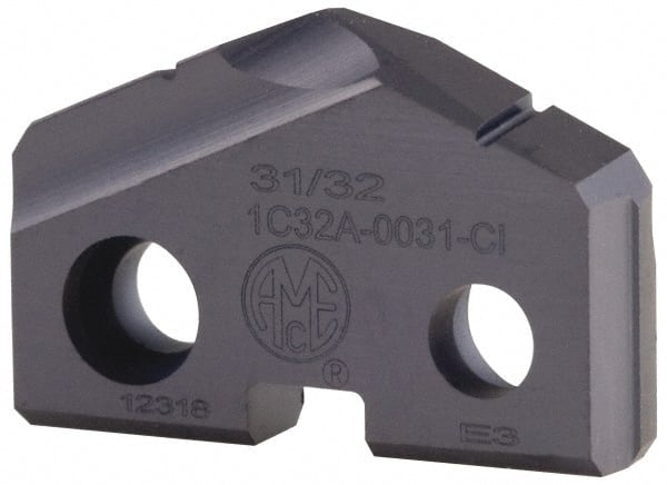 Allied Machine and Engineering - 14mm Diam 132° Seat Size 0 Spade Drill Insert - All Tool & Supply