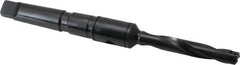 Allied Machine and Engineering - Series Z, 7/16 to 1/2" Diam, 2MT Taper Shank, Helical Flute Spade Drill - 2-3/8" Max Depth, 4-19/32" Body Length, 7-7/16" OAL, Standard Length, Through Coolant - All Tool & Supply