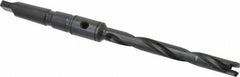 Allied Machine and Engineering - Series 0, 33/64 to 11/16" Diam, 2MT Taper Shank, Helical Flute Spade Drill - 4-1/2" Max Depth, 6-49/64" Body Length, 9-19/32" OAL, Extended Length, Through Coolant - All Tool & Supply