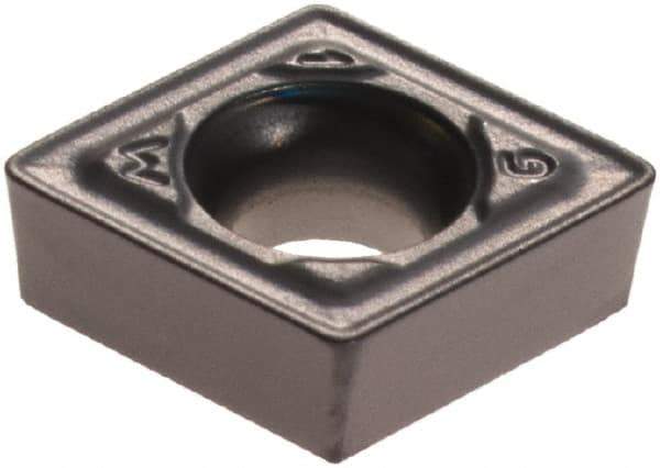 Iscar - CCMT2-1 WG Grade IC907 Carbide Turning Insert - TiAlN/TiN Finish, 80° Diamond, 1/4" Inscr Circle, 3/32" Thick, 1/64" Corner Radius - All Tool & Supply