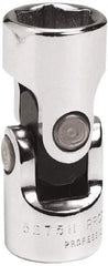 Proto - 3/8" Drive, Standard Hand Socket - 6 Points, 1-3/4" OAL, Alloy Steel, Chrome Finish - All Tool & Supply