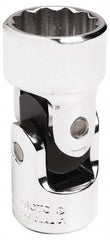 Proto - 3/8" Drive, Standard Hand Socket - 12 Points, 2-3/32" OAL, Alloy Steel, Chrome Finish - All Tool & Supply