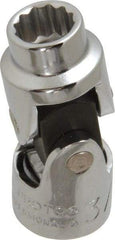 Proto - 3/8", 3/8" Drive, Standard Hand Socket - 12 Points, 1-3/4" OAL, Alloy Steel, Chrome Finish - All Tool & Supply