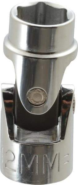 Proto - 3/8" Drive, Standard Hand Socket - 6 Points, 1-3/4" OAL, Alloy Steel, Chrome Finish - All Tool & Supply