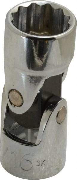 Proto - 9/16", 3/8" Drive, Standard Hand Socket - 12 Points, 1-27/32" OAL, Alloy Steel, Chrome Finish - All Tool & Supply