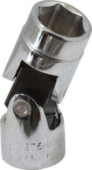 Proto - 3/8" Drive, Standard Hand Socket - 6 Points, 1-27/32" OAL, Alloy Steel, Chrome Finish - All Tool & Supply