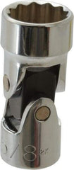 Proto - 5/8", 3/8" Drive, Standard Hand Socket - 12 Points, 1-27/32" OAL, Alloy Steel, Chrome Finish - All Tool & Supply