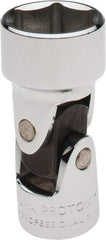 Proto - 11/16", 3/8" Drive, Standard Hand Socket - 6 Points, 2" OAL, Alloy Steel, Chrome Finish - All Tool & Supply