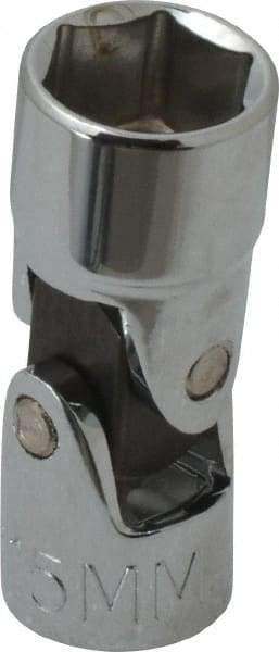 Proto - 3/8" Drive, Standard Hand Socket - 6 Points, 2" OAL, Alloy Steel, Chrome Finish - All Tool & Supply