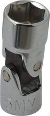 Proto - 3/8" Drive, Standard Hand Socket - 6 Points, 2" OAL, Alloy Steel, Chrome Finish - All Tool & Supply