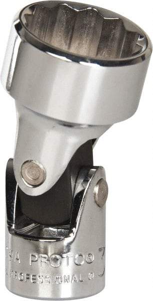 Proto - 3/4", 3/8" Drive, Standard Hand Socket - 12 Points, 2" OAL, Alloy Steel, Chrome Finish - All Tool & Supply