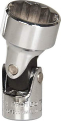 Proto - 3/4", 3/8" Drive, Standard Hand Socket - 12 Points, 2" OAL, Alloy Steel, Chrome Finish - All Tool & Supply