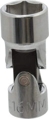 Proto - 3/8" Drive, Standard Hand Socket - 6 Points, 2" OAL, Alloy Steel, Chrome Finish - All Tool & Supply