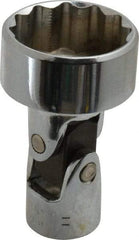 Proto - 1", 3/8" Drive, Standard Hand Socket - 12 Points, 2-3/32" OAL, Alloy Steel, Chrome Finish - All Tool & Supply