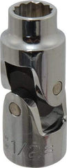 Proto - 1/2", 1/2" Drive, Standard Hand Socket - 12 Points, 2-13/32" OAL, Alloy Steel, Chrome Finish - All Tool & Supply