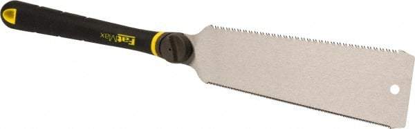 Stanley - 10" Steel Blade Double Edge Pull Saw - ErgonomicGlass-Filled Nylon, ABS, TPE Handle with Cushion Grip, 23-1/2" OAL - All Tool & Supply