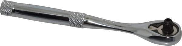 Proto - 1/4" Drive Pear Head Aerospace Ratchet - Chrome Finish, 6-11/16" OAL, 45 Gear Teeth, Standard Head - All Tool & Supply