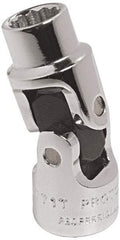 Proto - 1/2", 1/4" Drive, Standard Hand Socket - 12 Points, 1-13/32" OAL, Alloy Steel, Chrome Finish - All Tool & Supply