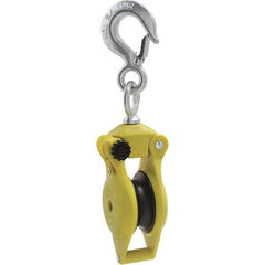 Campbell - Blocks & Pulleys Type: Utility Block Rope Type: Fibrous - All Tool & Supply