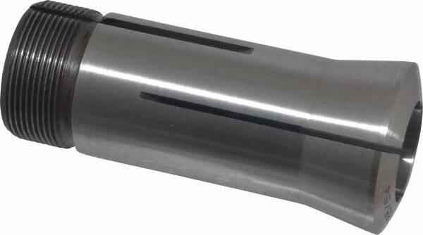 Lyndex - 55/64 Inch 5C Round Collet - 3.27 Inch Overall Length, 1.041-24 Internal Thread Size, Steel, 0.0011 Inch TIR - Exact Industrial Supply