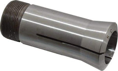 Lyndex - 1 Inch 5C Round Collet - 3.27 Inch Overall Length, 1.041-24 Internal Thread Size, Steel, 0.0011 Inch TIR - Exact Industrial Supply