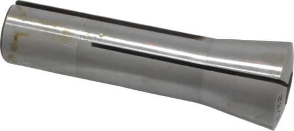 Lyndex - 15/32 Inch Steel R8 Collet - 7/16-20 Drawbar Thread, 0.0011 Inch TIR - Exact Industrial Supply