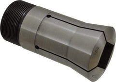 Lyndex - 1 Inch 16C Square Collet - 1-11/16 - 20 Internal Thread, M47.50 x 1.75 External Thread, 4.31 Inch Overall Length, 0.0011 TIR - Exact Industrial Supply