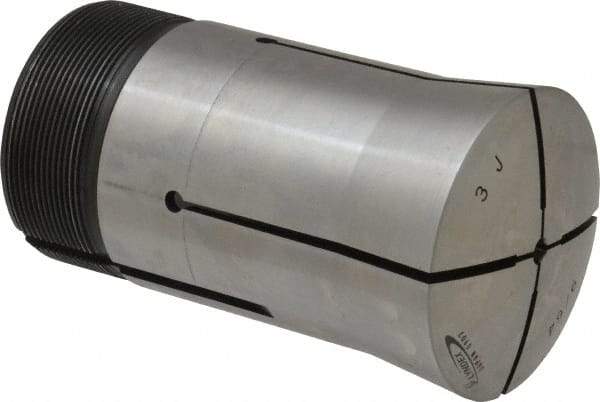 Lyndex - 9/64 Inch Round 3J Collet - 3-3/4 Inch Overall Length, 1.988-20 Inch External Thread - Exact Industrial Supply