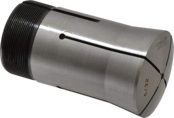 Lyndex - 5/32 Inch Round 3J Collet - 3-3/4 Inch Overall Length, 1.988-20 Inch External Thread - Exact Industrial Supply