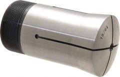 Lyndex - 19/64 Inch Round 3J Collet - 3-3/4 Inch Overall Length, 1.988-20 Inch External Thread - Exact Industrial Supply