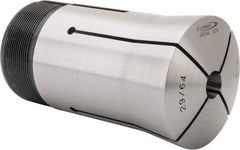 Lyndex - 29/64 Inch Round 3J Collet - 3-3/4 Inch Overall Length, 1.988-20 Inch External Thread - Exact Industrial Supply